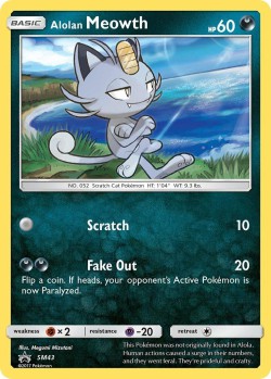 Carte Pokémon: Alolan Meowth