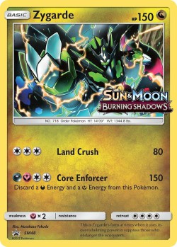 Carte Pokémon: Zygarde