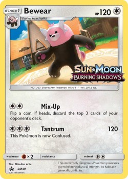 Carte Pokémon: Bewear