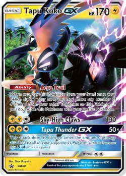 Carte Pokémon: Tapu Koko GX