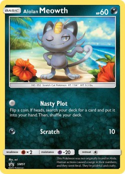Carte Pokémon: Alolan Meowth