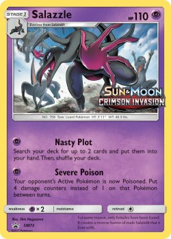 Carte Pokémon: Salazzle