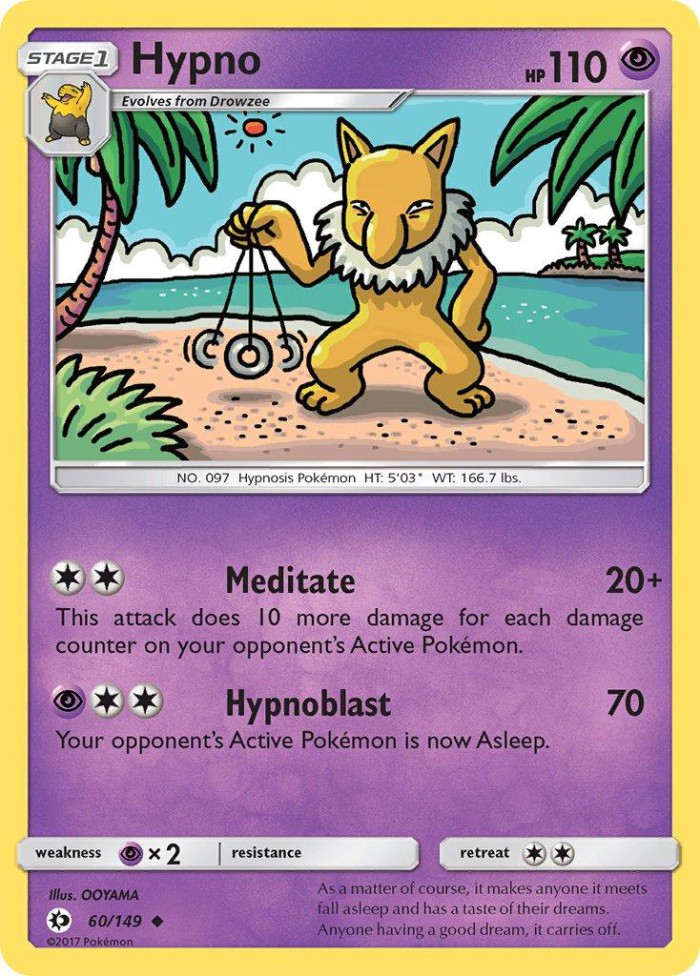 Carte Pokémon: Hypno [Hypnomade]