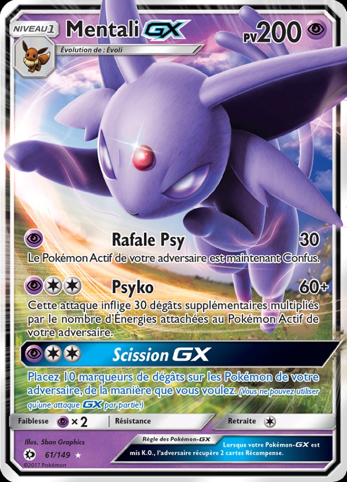 Carte Pokémon: Espeon GX [Mentali GX]