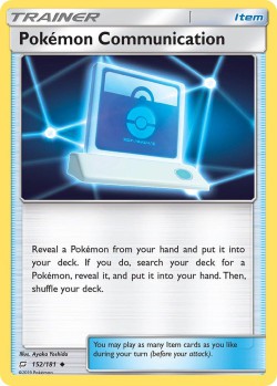 Carte Pokémon: Pokémon Communication