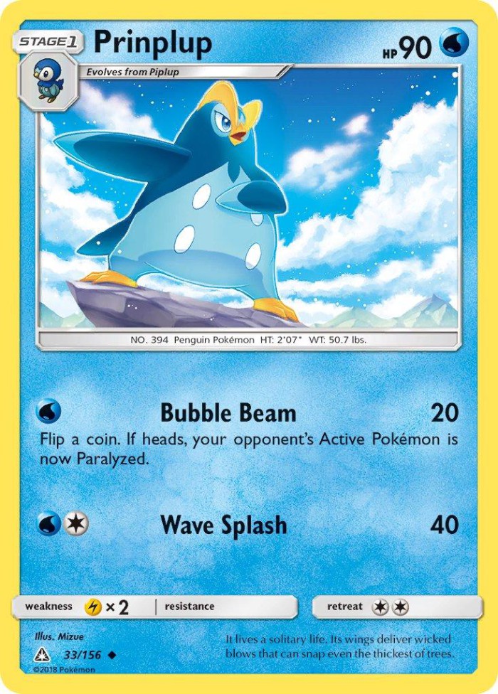 Carte Pokémon: Prinplup [Prinplouf]