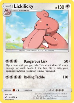 Carte Pokémon: Lickilicky