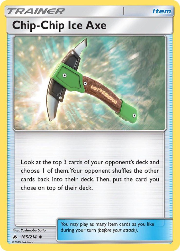 Carte Pokémon: Chip-Chip Ice Axe [Pic Qui Pique]