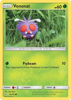 Carte Pokémon: Venonat