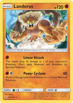 Carte Pokémon: Landorus