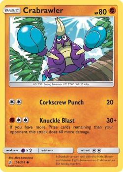 Carte Pokémon: Crabrawler