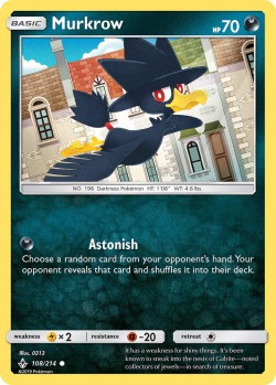 Carte Pokémon: Murkrow