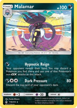 Carte Pokémon: Malamar