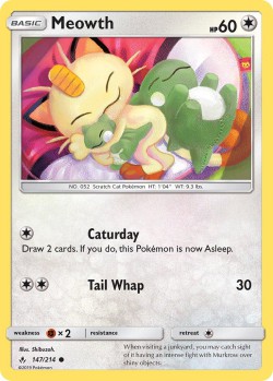 Carte Pokémon: Meowth