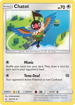 Carte Pokémon: Chatot
