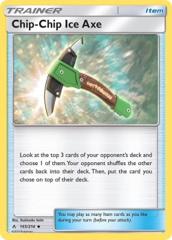 Carte Pokémon: Chip-Chip Ice Axe