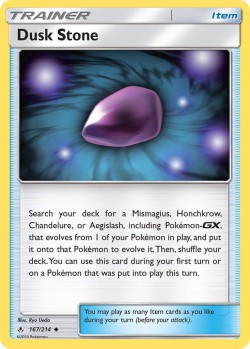 Carte Pokémon: Dusk Stone
