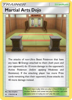 Carte Pokémon: Martial Arts Dojo