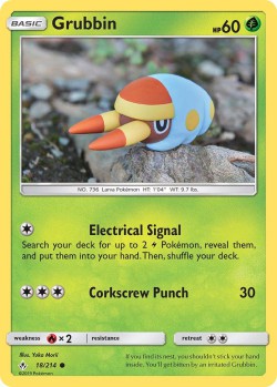 Carte Pokémon: Grubbin