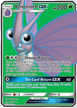 Carte Pokémon: Venomoth GX