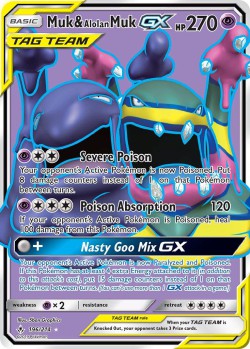 Carte Pokémon: Muk & Alolan Muk GX