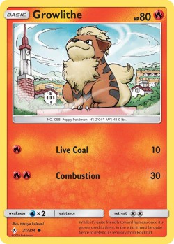 Carte Pokémon: Growlithe