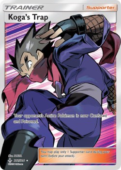 Carte Pokémon: Koga's Trap