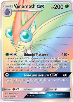 Carte Pokémon: Venomoth GX