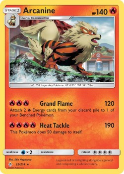 Carte Pokémon: Arcanine