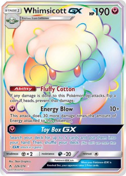 Carte Pokémon: Whimsicott GX