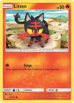Carte Pokémon: Litten