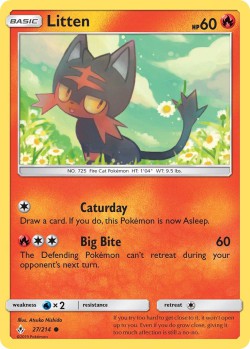 Carte Pokémon: Litten