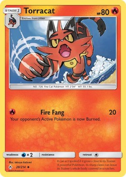 Carte Pokémon: Torracat