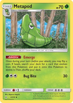Carte Pokémon: Metapod