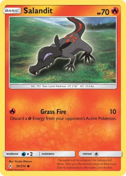 Carte Pokémon: Salandit