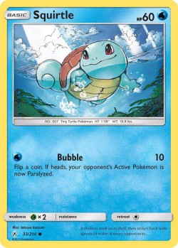 Carte Pokémon: Squirtle
