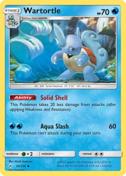 Carte Pokémon: Wartortle