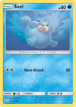 Carte Pokémon: Seel