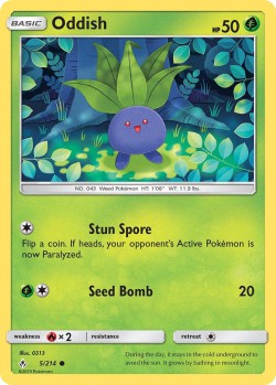 Carte Pokémon: Oddish