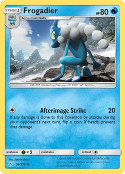 Carte Pokémon: Frogadier