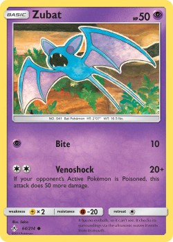 Carte Pokémon: Zubat