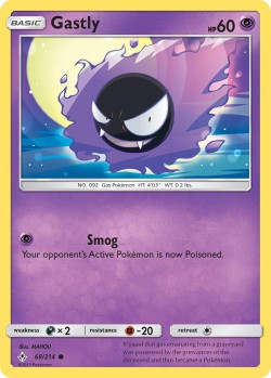 Carte Pokémon: Gastly
