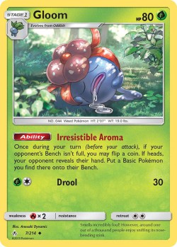 Carte Pokémon: Gloom