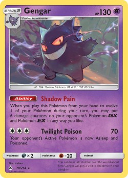 Carte Pokémon: Gengar