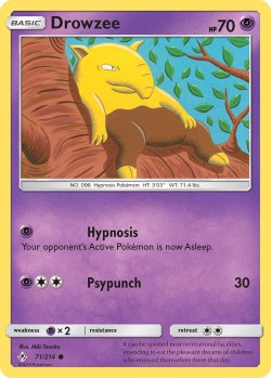 Carte Pokémon: Drowzee