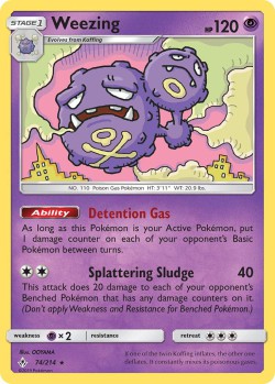 Carte Pokémon: Weezing