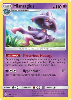 Carte Pokémon: Mismagius