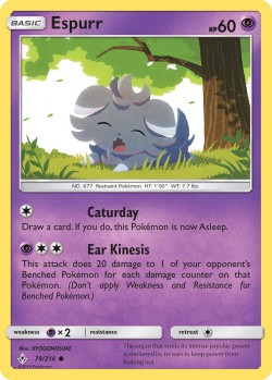 Carte Pokémon: Espurr