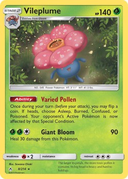 Carte Pokémon: Vileplume