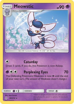 Carte Pokémon: Meowstic